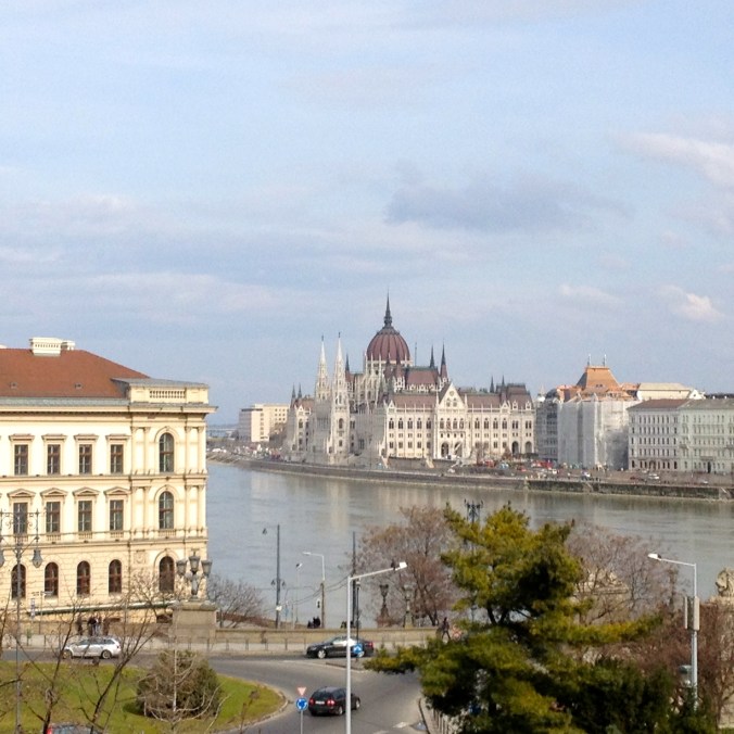 Parliament from Castle Hill in Buda